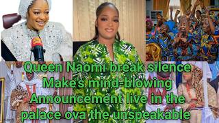 The LIØN dumbfóunded As Queen Naomi makes mind-blowing Announcemént live at conference in Lagos