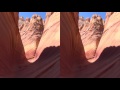 Coyotes Buttes North "The Wave" 3D  Sony HDR-TD30VE