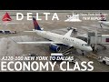 TRIP REPORT Delta A220-100 Economy Class New York to Dallas