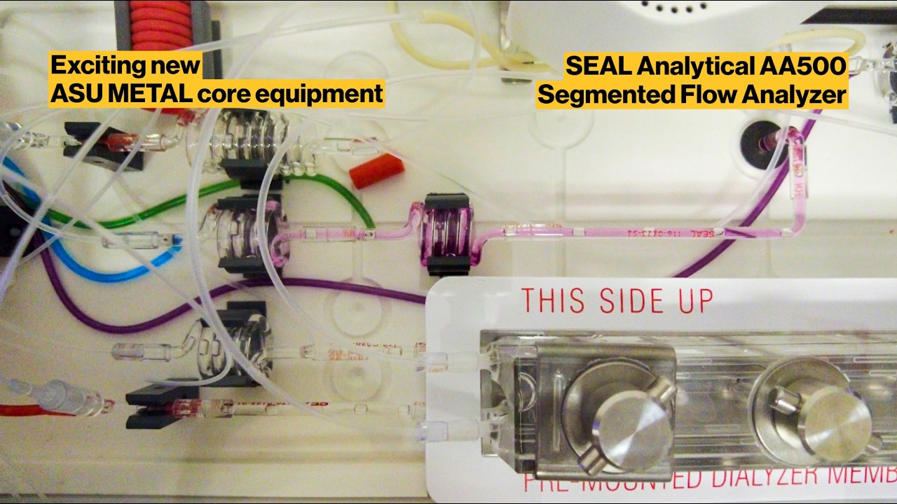 Seal Autoanalyzer ASU Core Facilities Equipment Showcase: SEAL Analytical AA500 segmented ...
