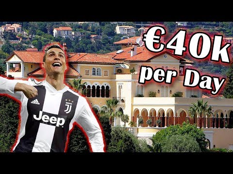 Cristiano Ronaldo's New House in Italy ! €40,000 per Night ! Most Expensive house in Italy! Designs