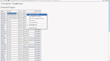 drug target prediction