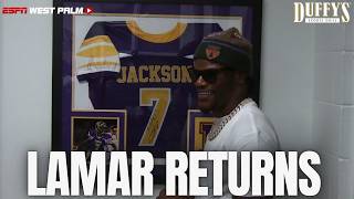 INSIDE Lamar Jackson Day at Boynton Beach High | Jersey Retirement & Emotional Homecoming