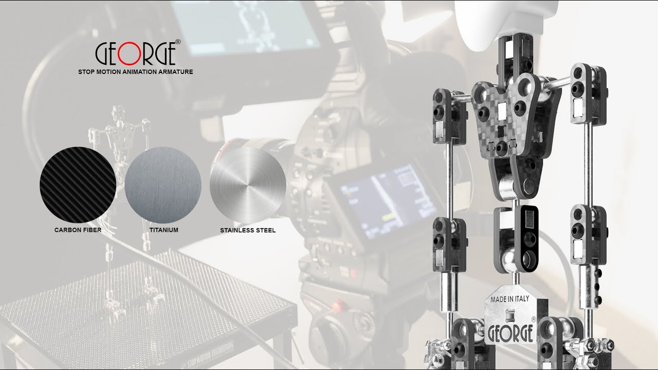 GEORGE THE WORLD'S FIRST CARBON FIBER ARMATURE FOR ANIMATIONS