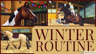 My Horse Winter Routine - Show Jumping, Lunging, Horse Care + More || Star Stable Realistic Roleplay My Horse Winter Routine - Show Jumping, Lunging, Horse Care + More || Star Stable Realistic Roleplay