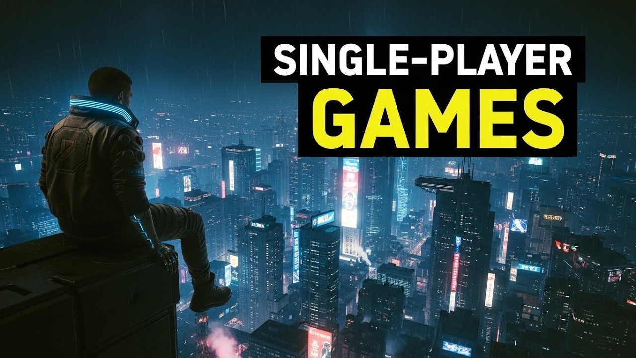 15 Best Single-Player Games You Simply Must Experience - YouTube