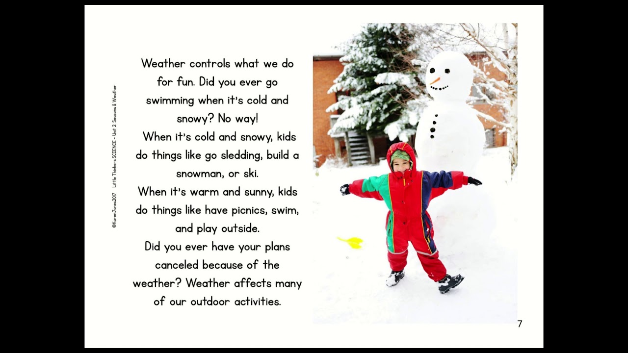 Wednesday, 2/3 Science How Weather Affects Us YouTube