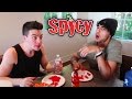 INSANE HOT FOOD CHALLENGE (HILARIOUS)