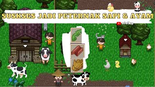 Cara dan Bahan Bangun Kandang Sapi dan Kandang Ayam di Citampi Stories || Quest Peternakan