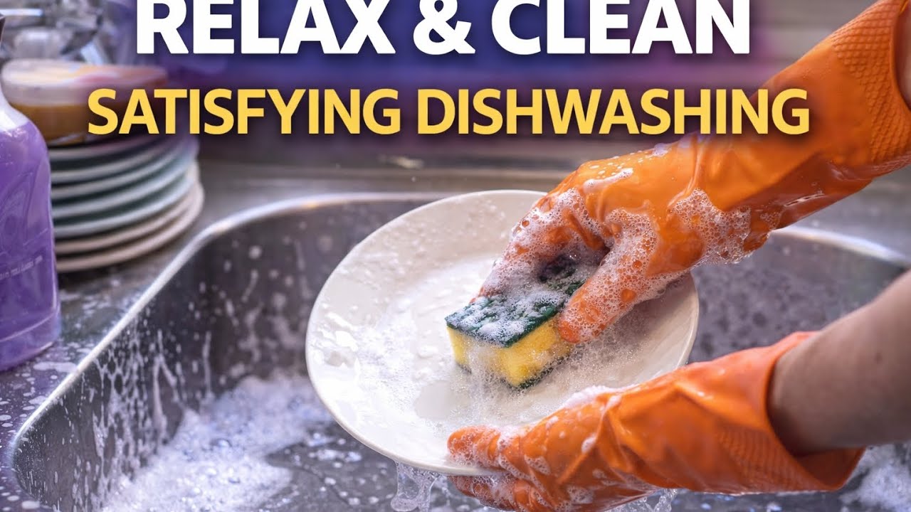Dishwashing Therapy 🫧 | Relax & Clean With MeDishwashing