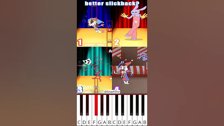 Best Slickback Meme! Digital Circus Animation (@SmartShiz) - Octave Piano Tutorial