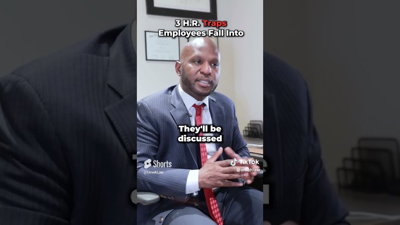 TOP 3 HR TRAPS EMPLOYEES FALL INTO Fired Employment Lawyer Hr Retaliation Discrimination