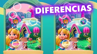 Alice's Wonderland Bakery: Find the differences - Encuentra las diferencias Disney Junior screenshot 1