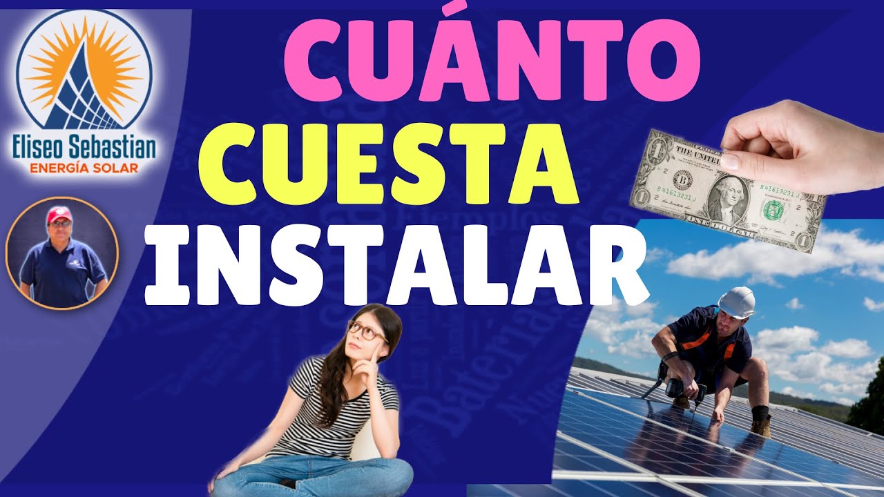 Cuánto cuesta poner placas solares