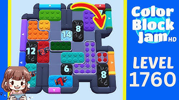 Color Block Jam Level 863 (1760) Solution Walkthrough
