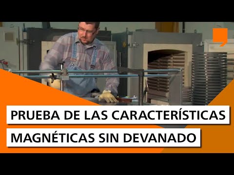 Prueba de las características magnéticas sin devanado