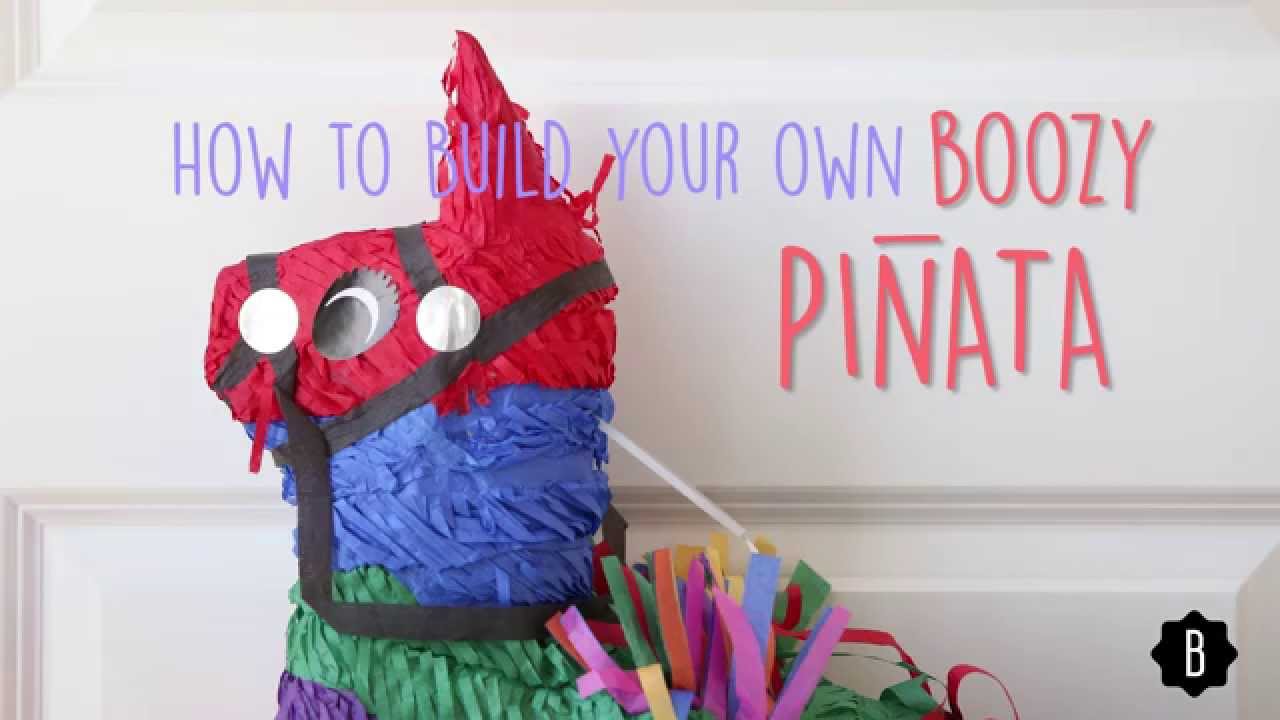 How to Make a BoozeFilled Piñata YouTube