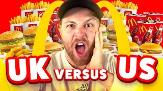 UK vs US MCDONALD'S *SHOCKING DIFFERENCES*