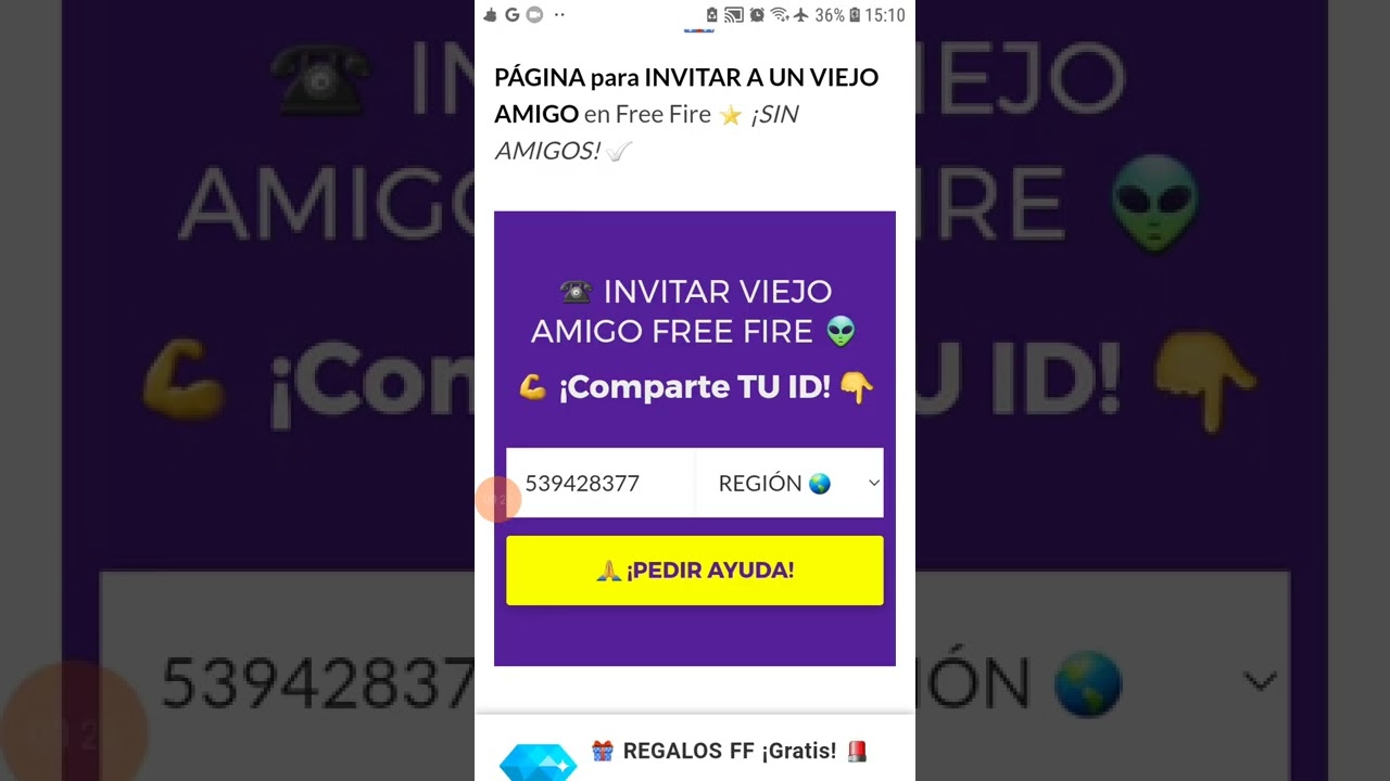 COMO TENER PREMIOS DE INVITA VIEJO AMIGO GRATIS FACIL/SP YouTube