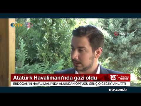 Erdoğan’ın Havalimanı’nda alnından öptüğü genç o geceyi anlattı