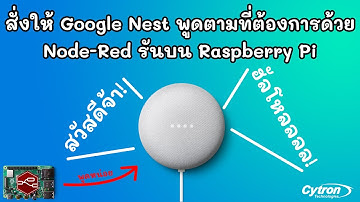 สั่งให้ Google Nest พูดตามที่ต้องการด้วย Node-Red บน Raspberry Pi