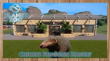 Chinese Pangolin Habitat build (Planet Zoo)