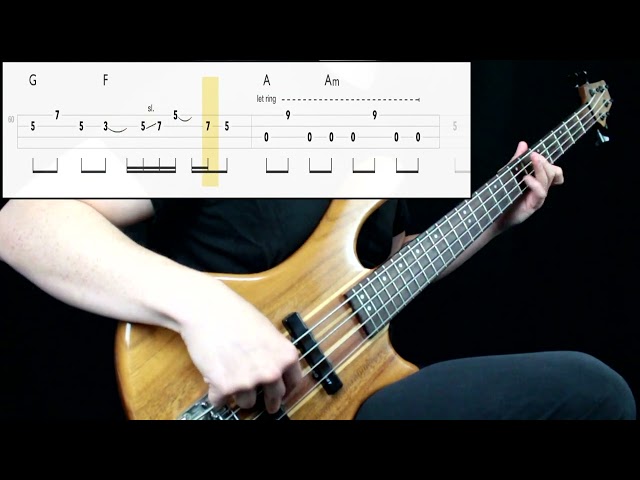 Red Hot Chili Peppers - Under The Bridge (Bass Cover) (Play Along Tabs In Video) class=