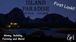 FIRST LOOK!! Hot NEW Survival/Crafting Game! / Island Paradise After Storm/ Ep:1 screenshot 4