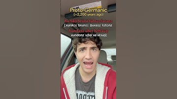 The Evolution of English in a Single Sentence!