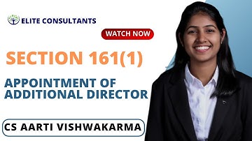 Appointment of Additional Director - section 161(1) | CS Aarti Vishwakarma