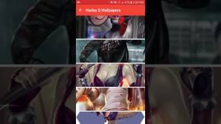 Harley quinn wallpapers app Best fan art google play store screenshot 1