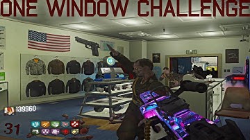 GTAV One Window CHALLENGE Custom Map! (BO3 CUSTOM ZOMBIES)