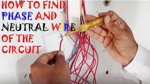 HOW TO FIND PHASE & NEUTRAL WIRE IN HINDI (Hindi/Urdu)- YouTube SEO acamoz