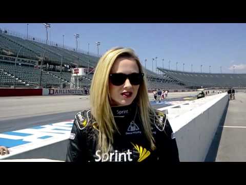 How did Kim Coon get her job as Miss Sprint Cup?