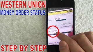 How To Verify Western Union Money Order Status