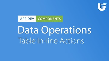 SBS10 App Dev + Components - Crud Operations - Table In-Line Actions | Skuid Basics Series