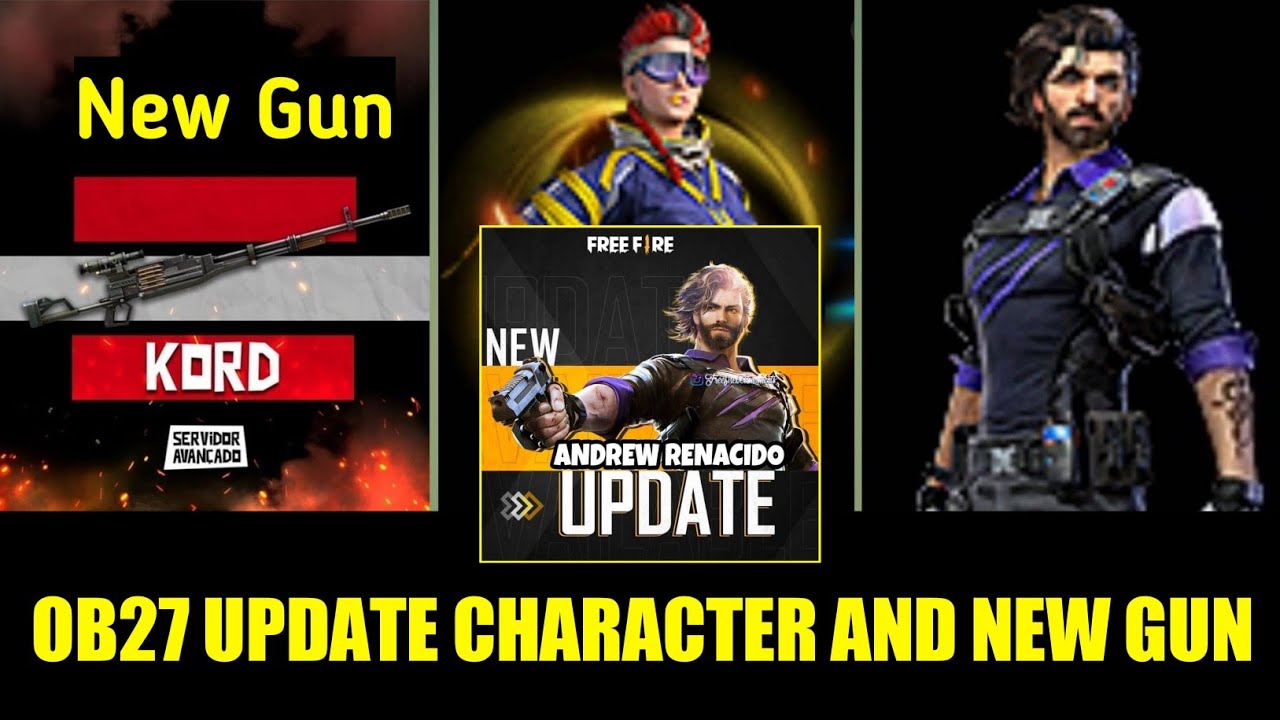 OB 27 UPDATE NEW CHARACTER || NEW GUN || FREE FIRE OB 27 UPDATE