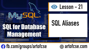 SQL Bangla Tutorial #21 Use of SQL Aliases