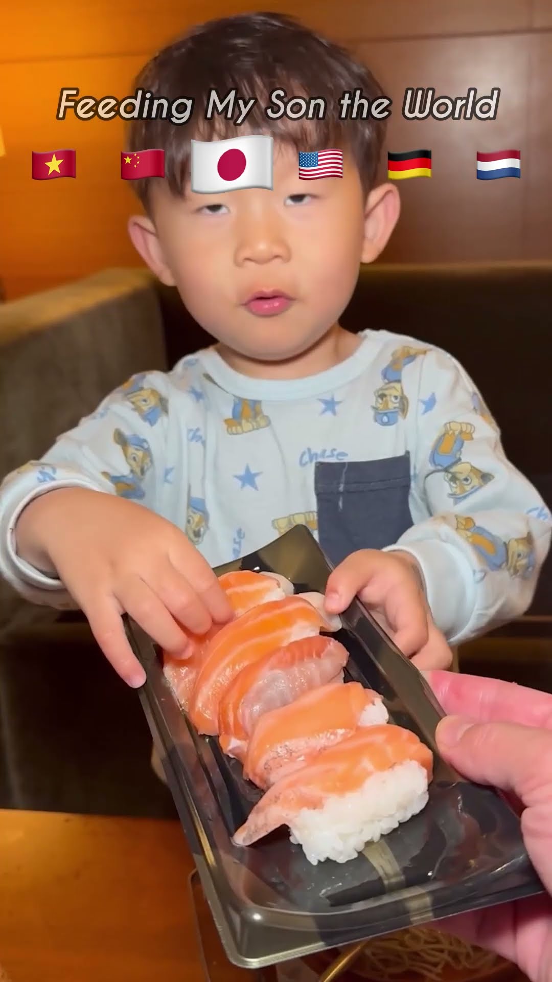 ?? ?? ?? Feeding my SON the world