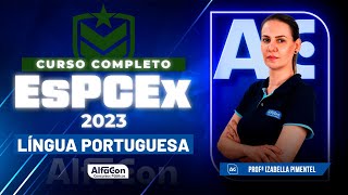 Concurso EsPCEx 2023 - Curso Completo - Língua Portuguesa - Alfacon