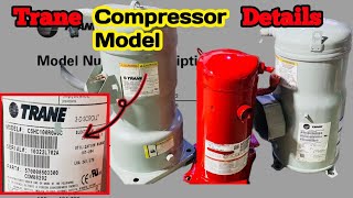 Trane Package AC Compressor Model Explained | Complete model Details | Trane compressor