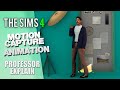 The sims 4  professor explaining animation pack download