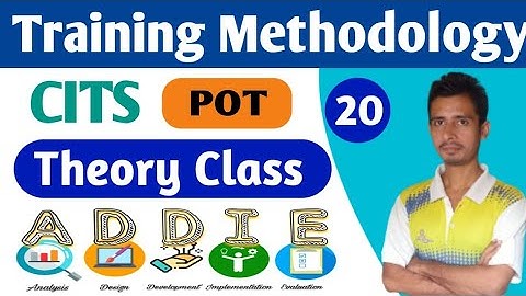 ADDIE Model ll CITS P.O.T. Theory Class 20 ll CITS Training Methodology Theory Class ll POT ll TM