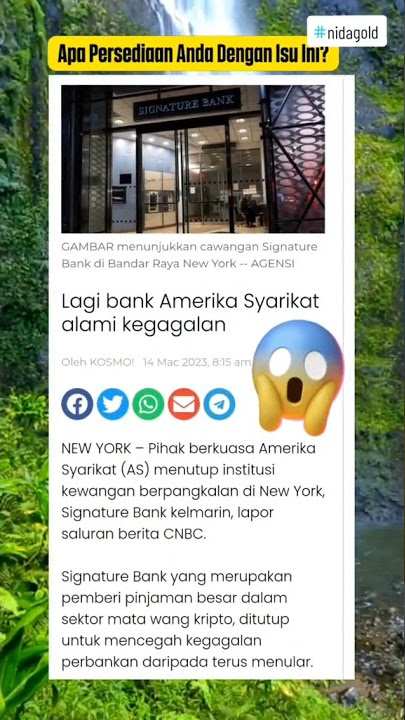 Alih sebahagiannya kepada simpanan emas #emas #gold #nidagold #dinar #emas999  #indonesia  #promosi