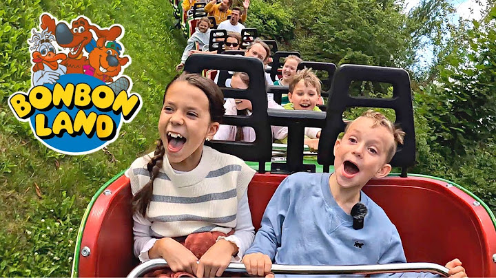 BONBON LAND🎢 Kom med op i forlystelserne😱