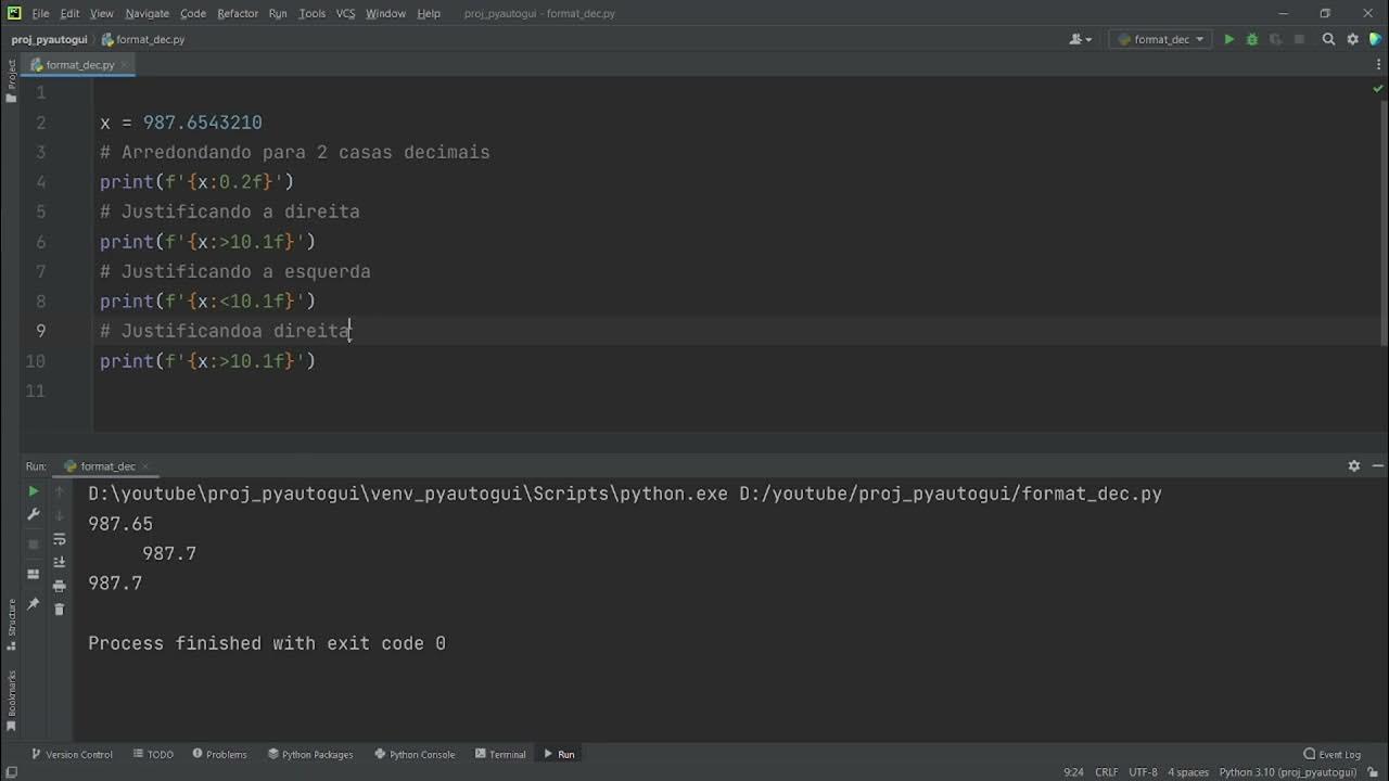168 - Formatando números flutuantes em Python - YouTube