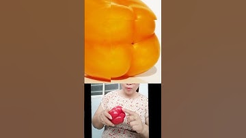 Chọn được quả ớt chuông "cái" làm nước ép ngon mê ly#youtubeshorts #monngonmoingay