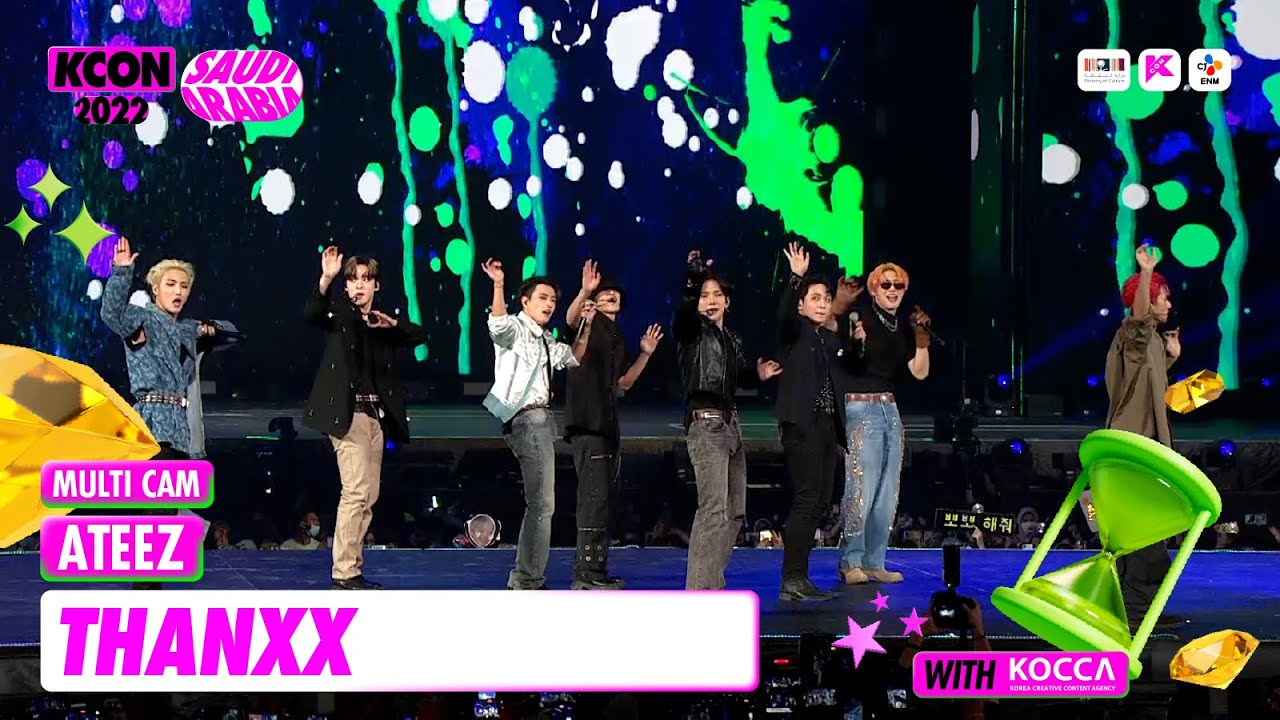 Full Shot🎥] ATEEZ (에이티즈) - THANXX | MULTI CAM | KCON 2022