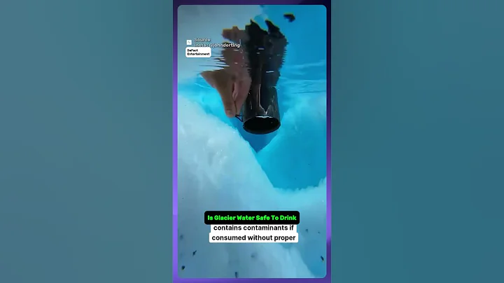 Is Glacier Water Safe To Drink #shorts #viral #defact #glacier