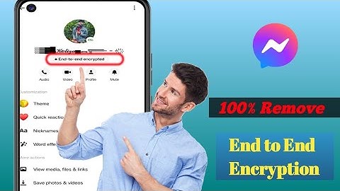 End to End Encryption Remove or Disable on Facebook Messenger 2024 - New Method